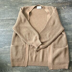 Wilfred Unwind Cardigan Caramelized Walnut